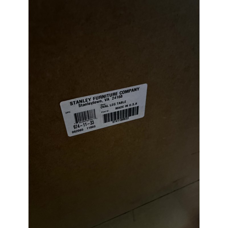 Stanley Furniture 974-11-33 Oval Extendable Dining Table & Chair Set, Contemporary Modern Minimalist