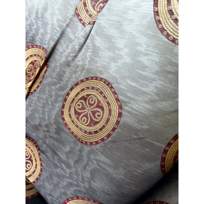 PAIR Atelier Home Alexis Swivel Chair, Saraband Rondo L. Greenberg & Son Designer Fabric