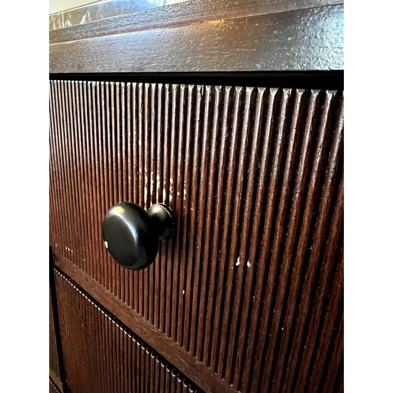 Thomas O’Brien Collection for Hickory Chair Marble Top Endicott Chest, 5-Drawer Dresser