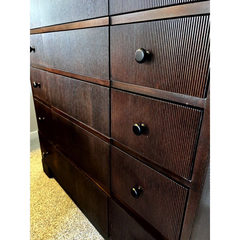 Thomas O’Brien Collection for Hickory Chair Marble Top Endicott Chest, 5-Drawer Dresser