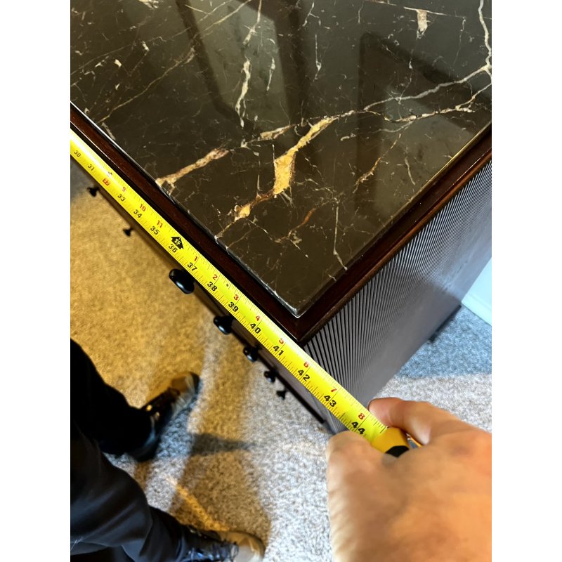 Thomas O’Brien Collection for Hickory Chair Marble Top Endicott Chest, 5-Drawer Dresser