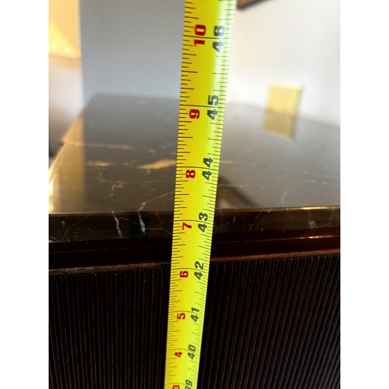 Thomas O’Brien Collection for Hickory Chair Marble Top Endicott Chest, 5-Drawer Dresser