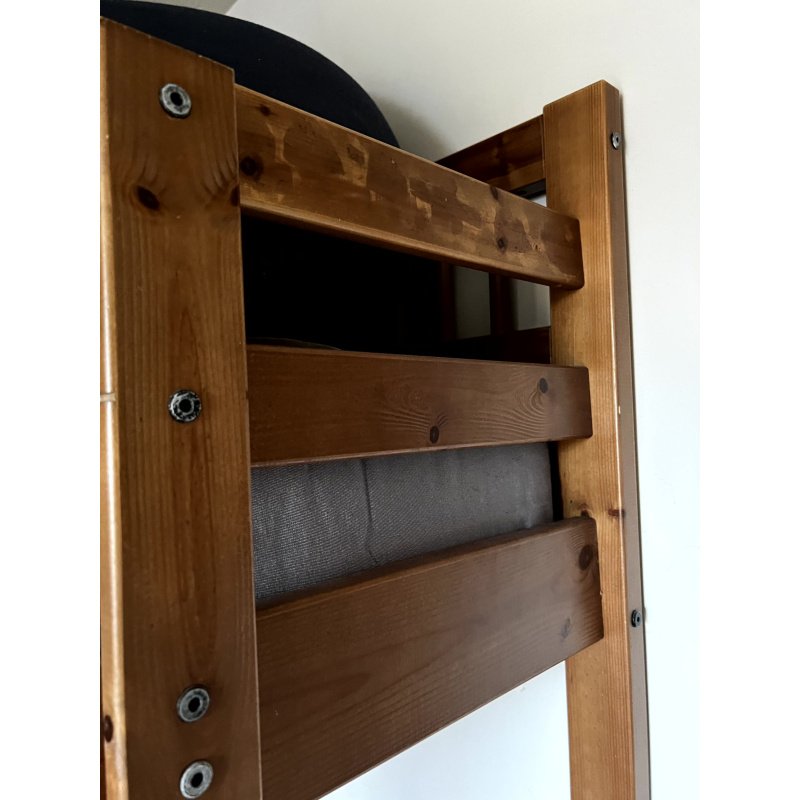 Ikea STORA Loft Bed Frame Full Size + Mattress, Ready To Sleep Set Up